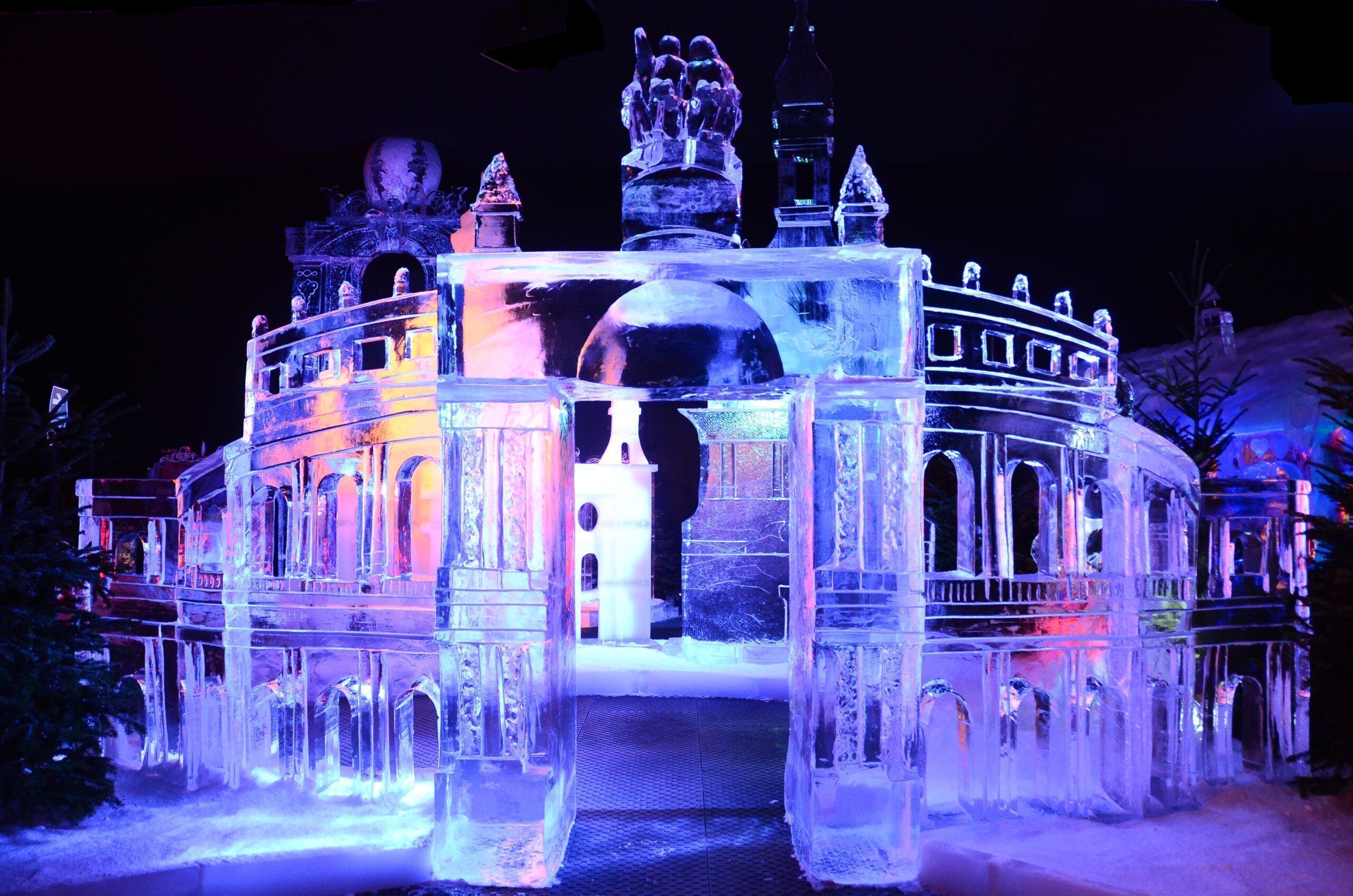 Helarte esculturas de hielo Sevilla Navidad