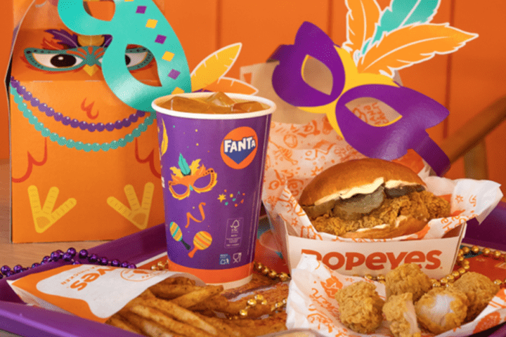 Popeyes Mardi Gras