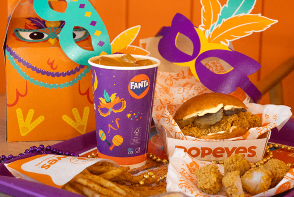 Popeyes Mardi Gras