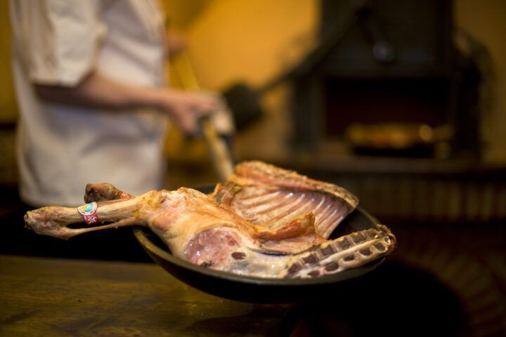 lechazo asado